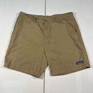 PATAGONIA Hemp Shorts All Wear Khaki 7” Inseam Lightweight Outdoor Men’s 36